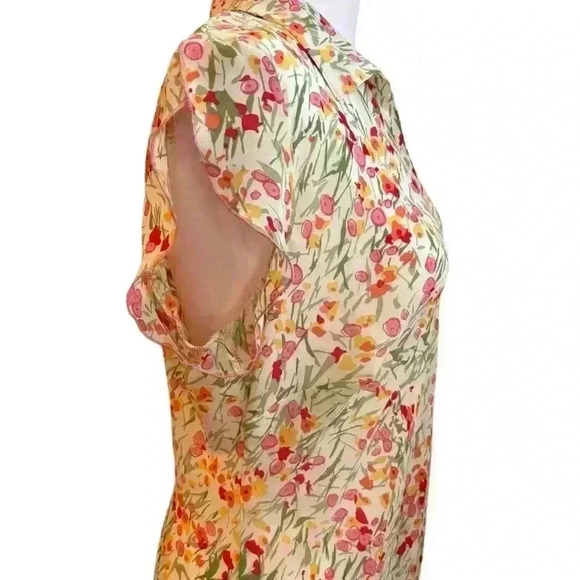 Floral Collared Midi Dress - Picture 4 of 7